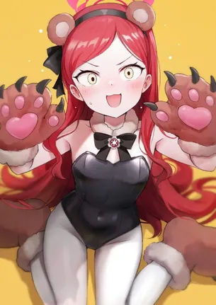 ブルーアーカイブの二次元エロ画像。