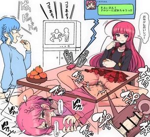 【雪国の日常】コタツでセックスしてる二次エロ画像