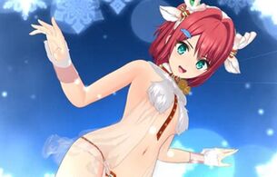 『ドルフィンウェーブ』エロすぎるスケスケの丸見えセーター姿のエロクリスマス衣装！