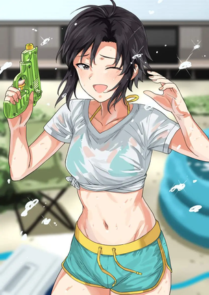 濡れ透けの至高vs究極のエロ画像