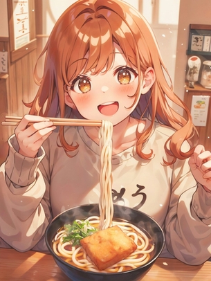 【AIイラスト】食事をしている女の子のAI画像まとめ【アニメ調】 [AI Generated]