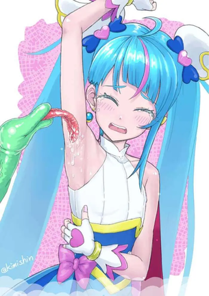 【プリキュア】キュアスカイのがっつりむしゃぶりつきたいおっぱいエロ画像で即抜き！