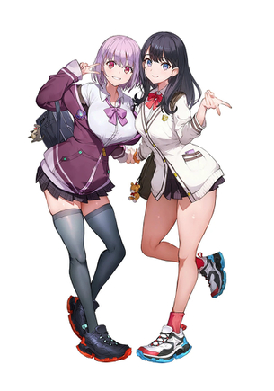 【朗報】ライザの生みの親「トリダモノ」が描いたグリッドマン「六花」のイラストをフィギュア化するという最強の「太もも」コラボが実現する