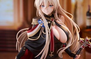 『アズールレーン』ビスマルクの凛々しい正装なのに左おっぱいがはみ出てるエロフィギュア！