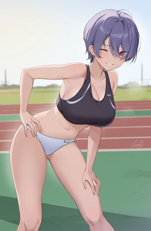 【画像】女の子「汗で匂いヤバいよ？」メスのフェロモンを感じられる二次イラストがこちら
