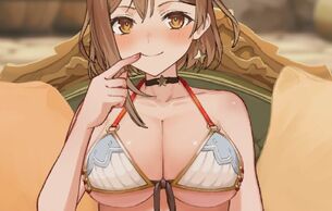 『ライザのアトリエ』AIライザにムチムチおっぱいのえっちなドスケベ水着衣装が追加！