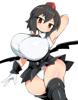 【エロ画像】東方Projectのエロコスプレの参考にしたくなる射命丸文のキャラクター画像