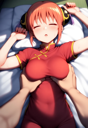 【銀魂】神楽(かぐら)のチャイナ服がエロすぎる画像まとめ