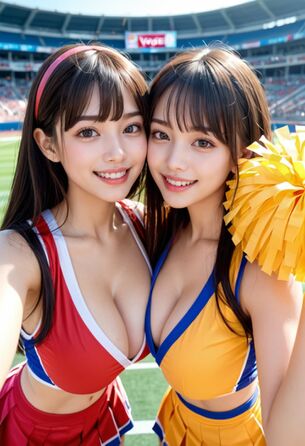 【AIグラビア】チアガールのAI画像まとめ【リアル調】 Part 2 [AI Generated]