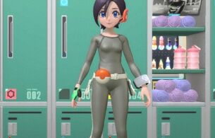 『ポケモンチャンピオンズ』女主人公のめっちゃエロい上下タイツのドスケベ衣装着せ替え！