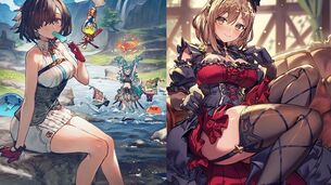 『アトリエカレンダー2027』ライザの太ももムチムチのエロ衣装やソフィーのえっちなイラスト！