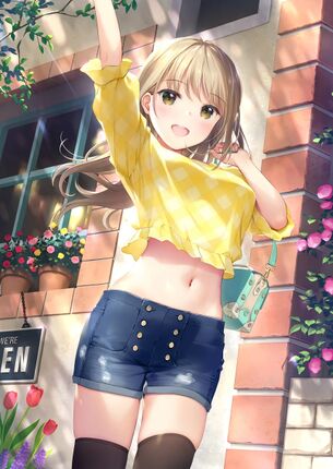 【二次元】おへそ丸出し美少女達のエロ画像 Part.23 50枚