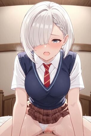 月ノ森真白の中出しエッチのエロ画像 190枚【いもウザ(友達の妹が俺にだけウザい)】