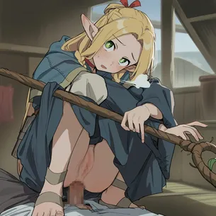 【画像】マルシルにおしり穴貸してもらうエロ画像