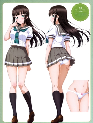 『stable-diffusion』【ラブライブ!サンシャイン!!】黒澤ダイヤちゃんのAI画像を大量作成 その2-1