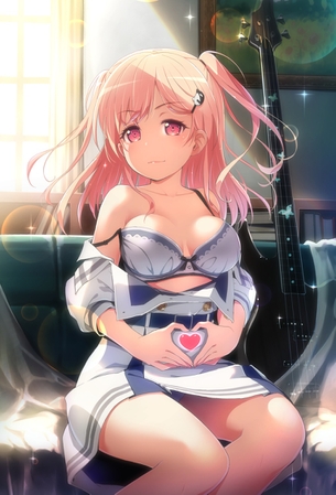 【非・微エロ】手でハートマークを作っている女の子まとめ その９