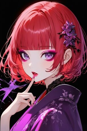 【AIイラスト】赤髪の女の子のAI画像まとめ【アニメ調】 Part 3 [AI Generated]