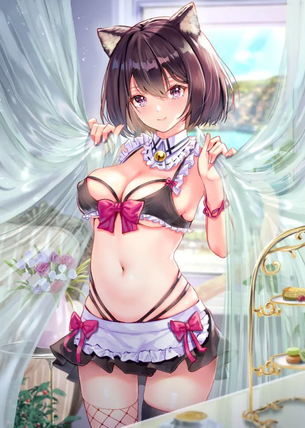 iPhoneの壁紙に使えそうなメイドの画像