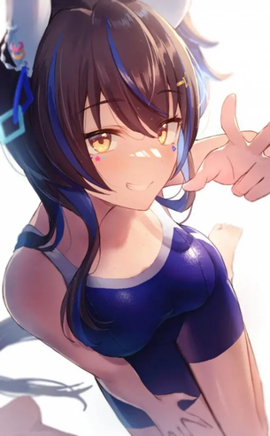 スク水のエロ画像なんです！