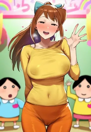 【クレヨンしんちゃん】吉永みどりがオナニーしているのを想像して即抜き二次エロ画像
