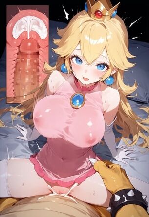 ピーチ姫の中出しエッチのエロ画像 200枚【スーパーマリオシリーズ】