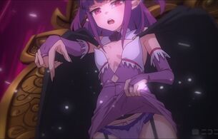 アニメ『嫌な顔されながらおパンツ見せてもらいたいR』2話でロリ魔王にパンツ見せてもらう
