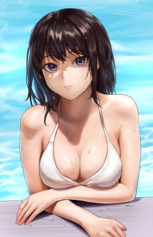 【二次】艶かしい黒髪娘の画像まとめ　その43【42枚】