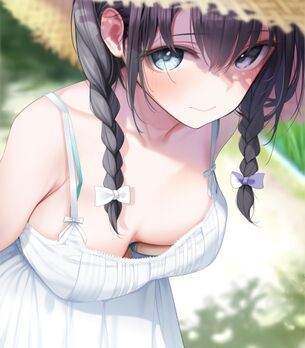 【二次】胸チラ女性の不意打ちすぎるだろって画像ｗｗｗ