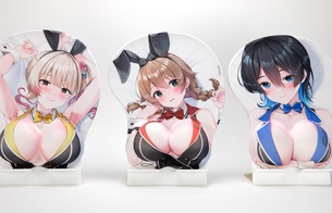 『バニーガーデン』女の子たちのムチムチおっぱいが溢れそうなエロおっぱいマウスパッド！