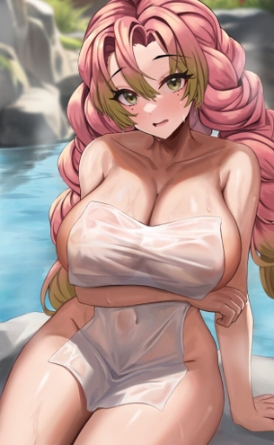 【鬼滅の刃】禰豆子のがっつりむしゃぶりつきたいおっぱいエロ画像で即抜き！