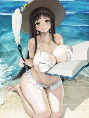 【画像】完全にシコらせにきてる、水着の二次イラストがｗｗｗｗｗｗｗｗｗｗｗｗ