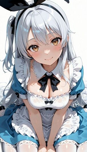 【AIイラスト】銀髪の女の子のAI画像まとめ【アニメ調】 Part 9 [AI Generated]