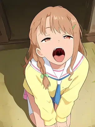 [超かぐや姫!][エロ画像]諌山真実(いさやままみ)が口内射精を誘ってきたよ～♪
