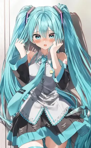 快楽に堕ちそうになってるアヘ顔の初音ミク抜けるエロ画像！【ボーカロイド】