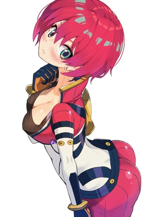 【二次】パイロットスーツが身体にフィットした女の子の画像 その3