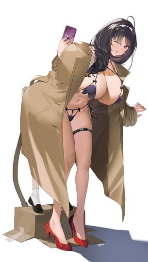 【二次】黒髪の女の子のエロ画像まとめ Part１３５