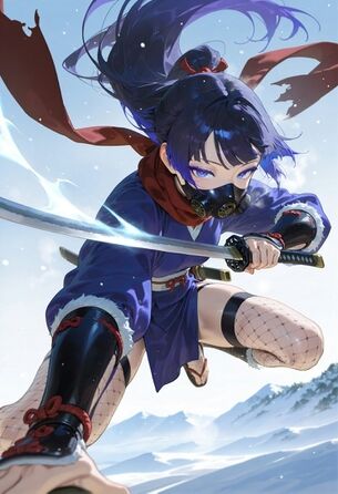 【AIイラスト】忍者・くノ一のAI画像まとめ【アニメ調】 Part 4 [AI Generated]