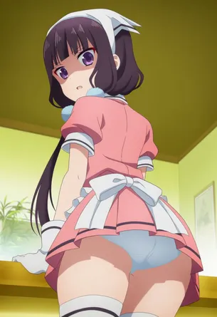 【ブレンド・S】桜ノ宮苺香ちゃんのスカートたくしあげ画像♥