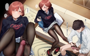 【シャニマス】黒タイツ脚がエッチな樋口円香ちゃんの二次エロ画像