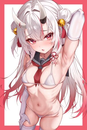 【二次エロ】腋見せ女子の妙に刺さるフェチ画像まとめｗ