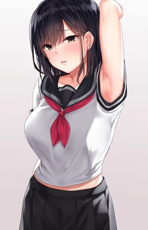 【二次元】腋が見えている美少女達のエロ画像 Part.24 50枚