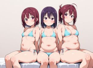 【むちむち】腹とか足とムチムチしてくれるとエッチでとても助かる　その25【二次画像】
