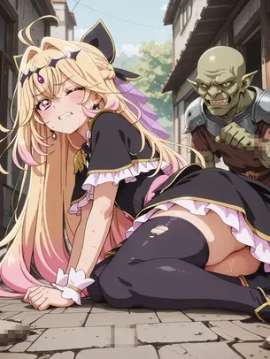 [名探偵プリキュア][エロ画像]キュアアルカナ・シャドウ(森亜るるか)が戦闘に敗北したよ～♪