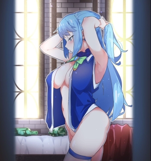 「汗びっしょりだー」お着替・脱衣中の女の子画像♪