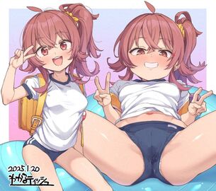 【体操服・ブルマ】SEXは運動だから体操服で性行為に励む女の子の二次エロ画像 その11