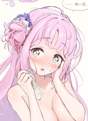 【ブルーアーカイブ】聖園ミカがオナニーしているのを想像して即抜き二次エロ画像
