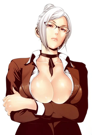 銀髪の背徳感あふれるエロ画像
