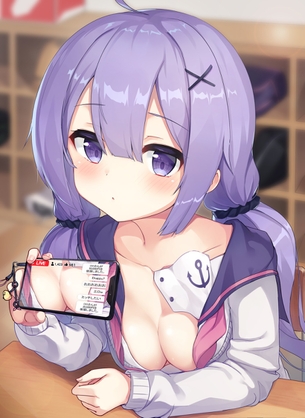 【非・微エロ】日曜日の紫髪美少女画像まとめ その１２０