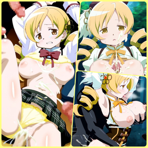 【画像】「魔法少女まどかマギカ」爆乳エロマミさんを制服と変身後姿で穢れちんちん分からせHしまくり