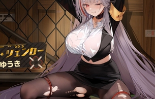『アズールレーン』ムチムチすぎる女の子のえっちなスーツや制服姿のドスケベエロ衣装！
